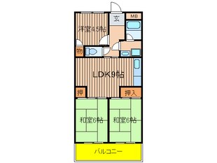 メゾン英陽摂津の物件間取画像